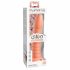 Dillio Wild Thing - Saugnapf gerillter Dildo (19cm) - Orange 