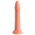 Dillio Wild Thing - gerillter Dildo mit Saugnapf (19 cm) - orange