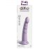 Dillio Slim Seven - Haftfuß stimulierender Dildo (20 cm) - lila