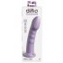 Dillio Super Eight - Saugnapf Makk Silikon Dildo (21cm) - Lila 