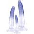 Crystal Clear - Anal Trainer Dildo Set - 3-teilig (transparent-blau) 