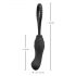 Black Velvet Perfect Fit - Strapless anpassbarer Dildo (schwarz) 