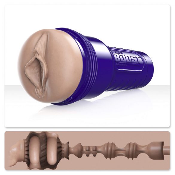 Fleshlight Boost Bang - lebensechte Masturbationshilfe (natur) 