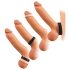 You2Toys 4in1 - Penis- und Hodenring-Set - 2-teilig (Natur-Schwarz) 