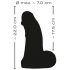 Realistixxx Real Giant - Giga Hoden Dildo - 22 cm (schwarz) 