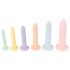 Sechs in einer Reihe - Dildo-Trainer-Set - 6 Stück (Farbe) 