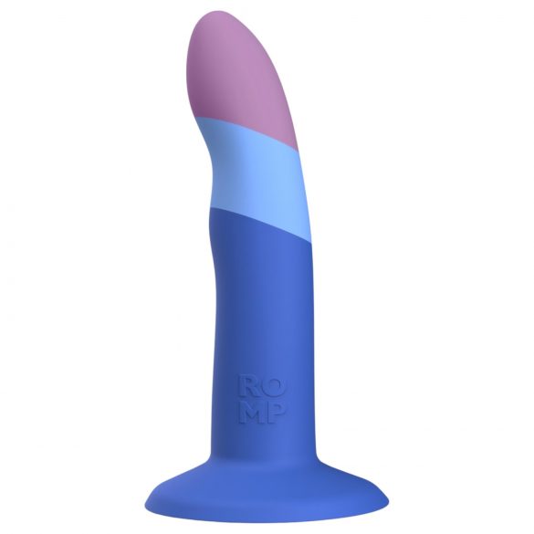 ROMP Piccolo - Flexibler Silikon-Dildo (Blau-Violett)