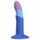 ROMP Piccolo - flexibler Silikon-Dildo (blau-lila) 