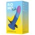 ROMP Piccolo - flexibler Silikon-Dildo (blau-lila) 