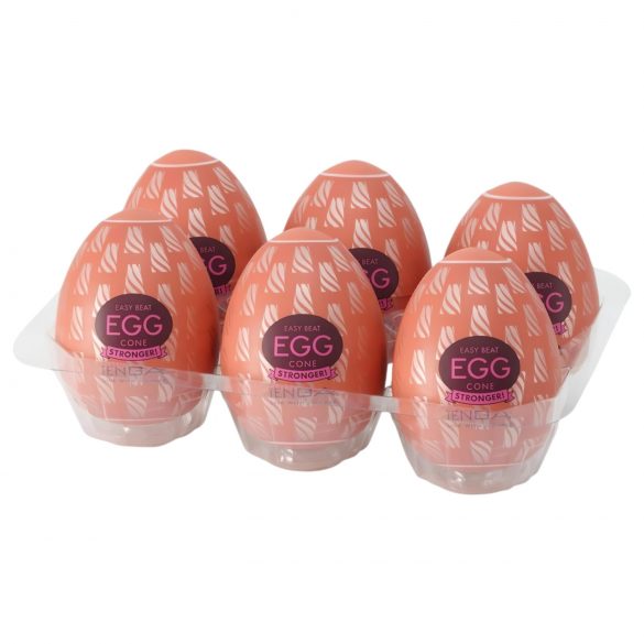 TENGA Ei Cone Stronger - Masturbationsei (6er Pack)