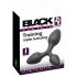 Black Velvet – dreifacher Anal-Plug (schwarz)