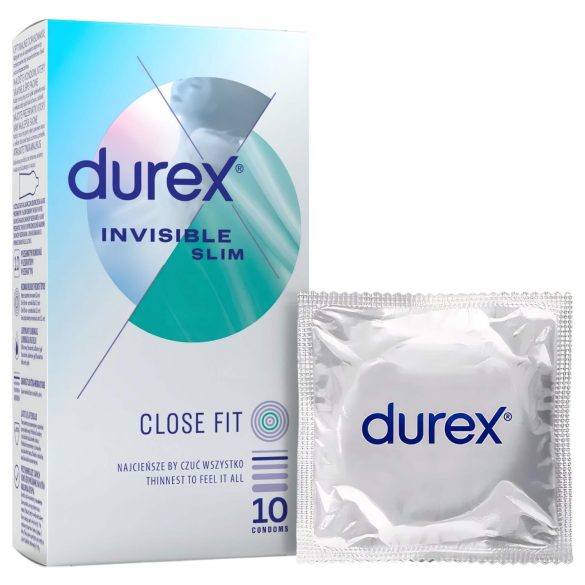 Durex Invisible Slim - dünnes Kondom (10 Stück)