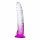 Einsamer Lance - Saugnapf-Dildo (Lila-Transparent) 