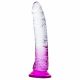 Einsamer Lance - Saugnapf-Dildo (Lila-Transparent) 