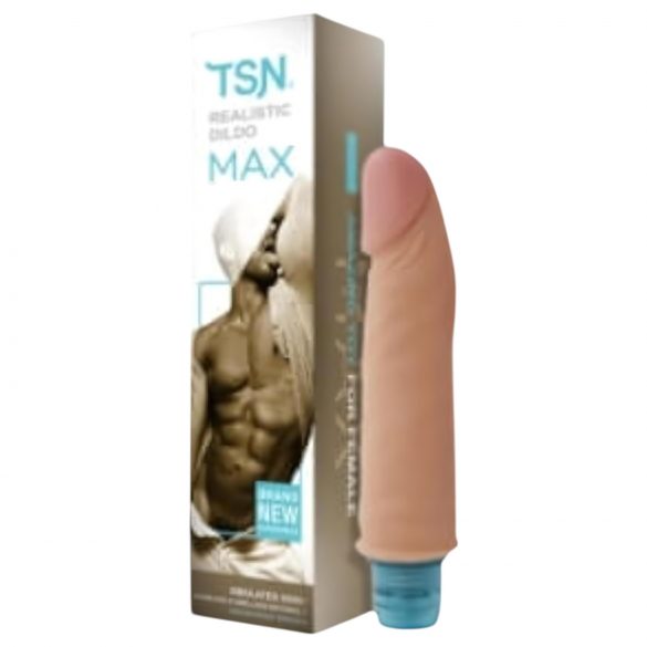 Lonely Max - Lebensechter Vibrator (17cm) - Natur