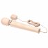 le Wand - exklusiver, netzbetriebener Massage-Vibrator (beige) 