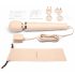 le Wand - exklusiver, netzbetriebener Massage-Vibrator (beige) 