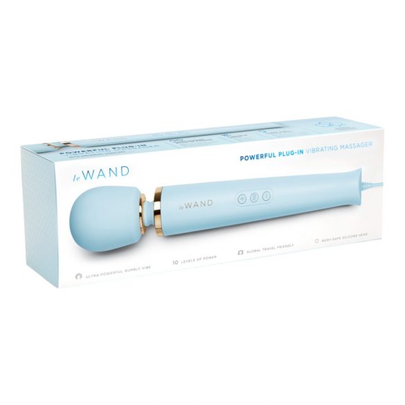 le Wand - exklusiver, netzwerkfähiger Massagevibrator (blau) 