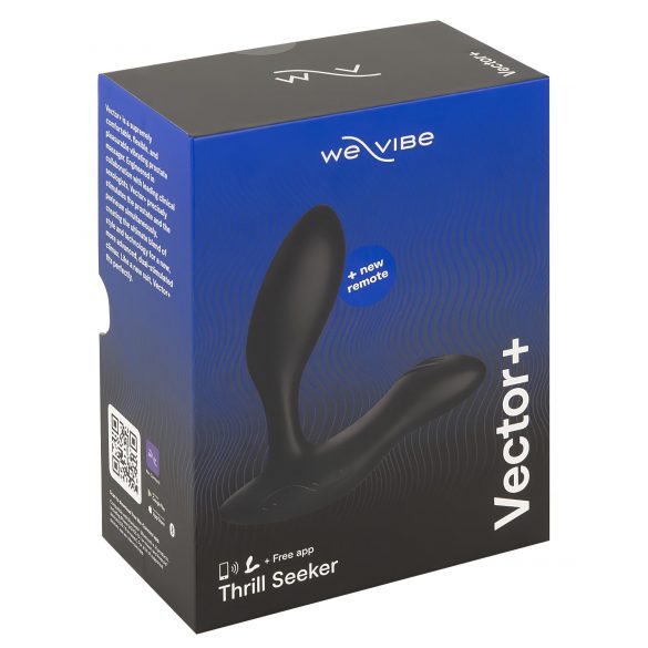 We-Vibe Vector+ - aufladbarer, wasserdichter, intelligenter Analvibrator (schwarz) 