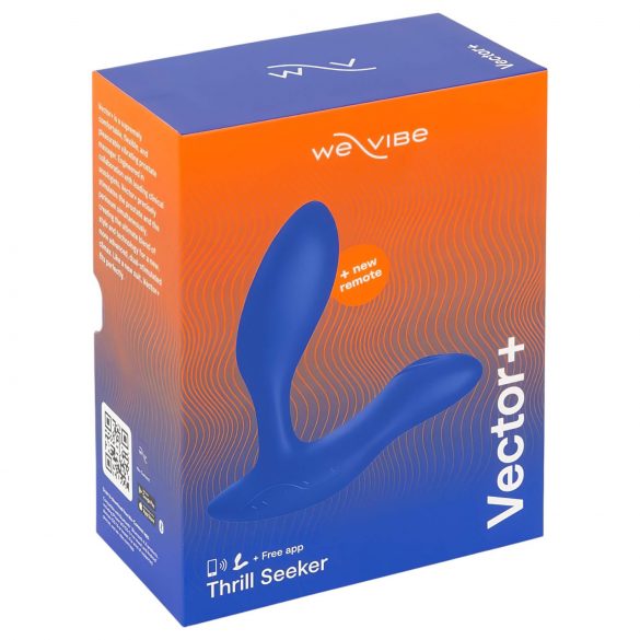 We-Vibe Vector+ - aufladbar, wasserdicht, intelligenter Analvibrator (blau) 