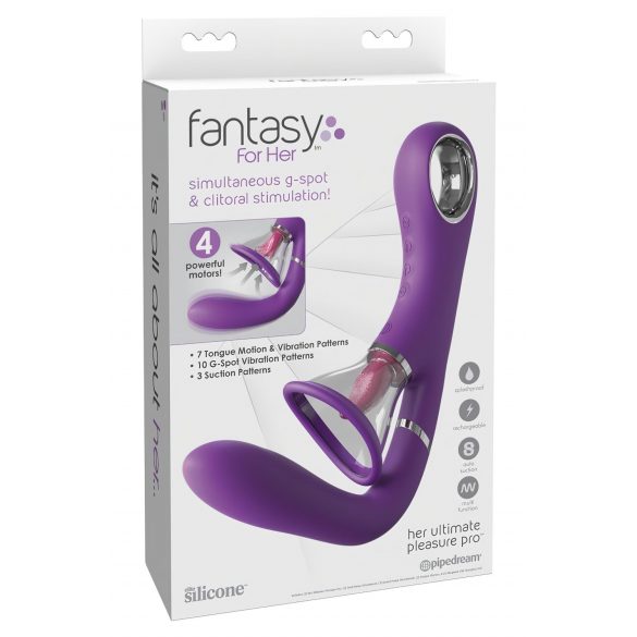 Fantasy For Her – 4-Motoren G-Punkt- und Klitoris-Vibrator (Lila)