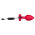 b-vibe heart - wiederaufladbarer, ferngesteuerter Analvibrator (rot)