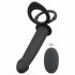 Black Velvets Double F - aufsteckbarer Analvibrator (schwarz) 