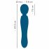 You2Toys Grande - Wiederaufladbarer Massage-Vibrator (Blau)