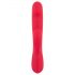 Smile Thumping Hase - Akku-Vibrator mit 3 Motoren (rot) 