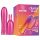 Durex Tease & Vibe - Stabvibrator mit Hasen-Klitorisstimulator (pink)