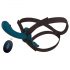 You2Toys - Strap-on Vibrator Set (Schwarz-Blau)