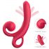 Sweet Play - Zungenvibrator mit Klitorisstimulator (rot)