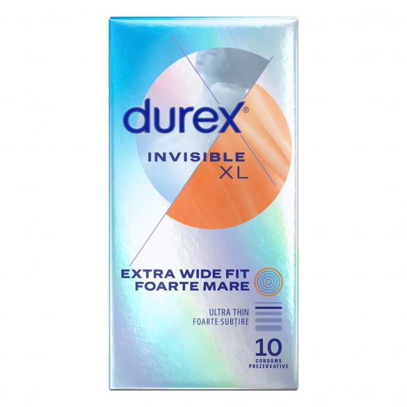 Durex Invisible XL - extragroßes Kondom (10 Stk.)