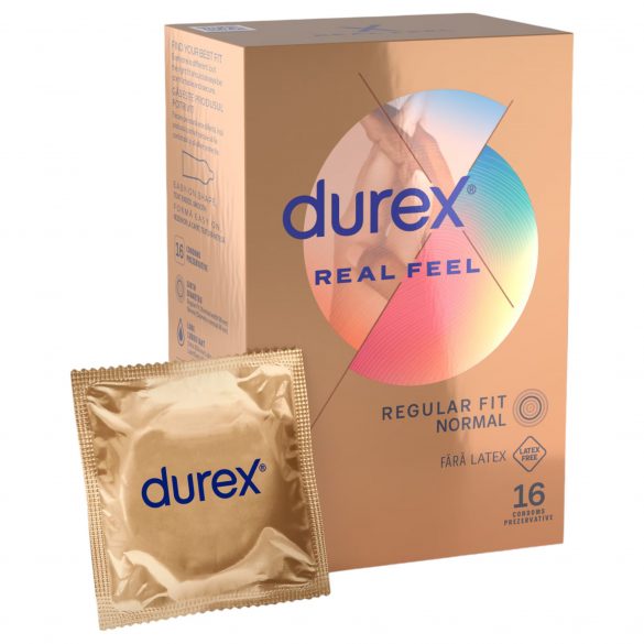 Durex Real Feel - Latexfreies Kondom (16 Stück) 