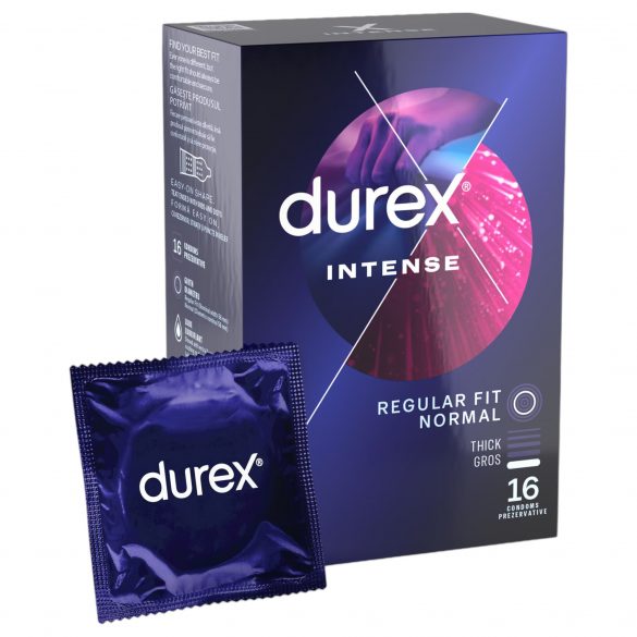 Durex Intense - gerippte und genoppte Kondome (16 Stück) 