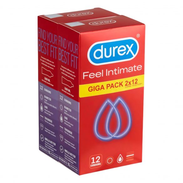 Durex Feel Intimate - dünnwandige Kondome Packung (2x12 Stk)