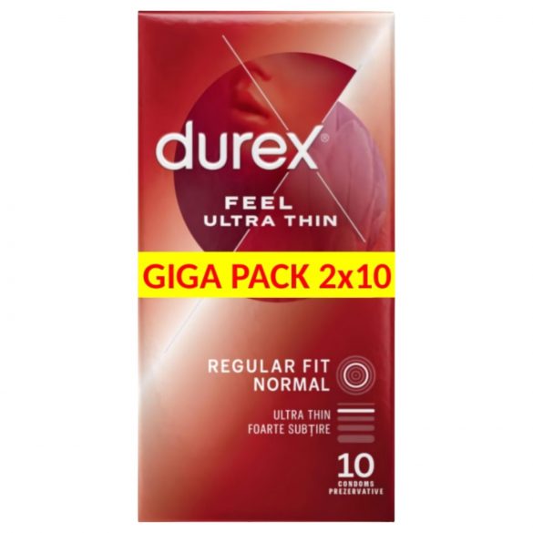 Durex Feel Ultra Thin - ultradünne Kondome (2x10 Stk.)