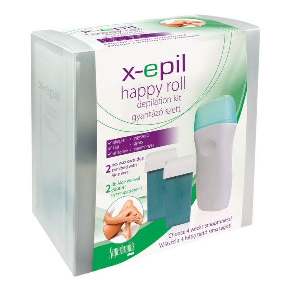 X-Epil Happy Roll - Wachsentfernungs-Set 