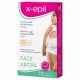 X-Epil - gebrauchsfertige Premium Gel-Wachsstreifen (12 Stück) - für Gesicht 