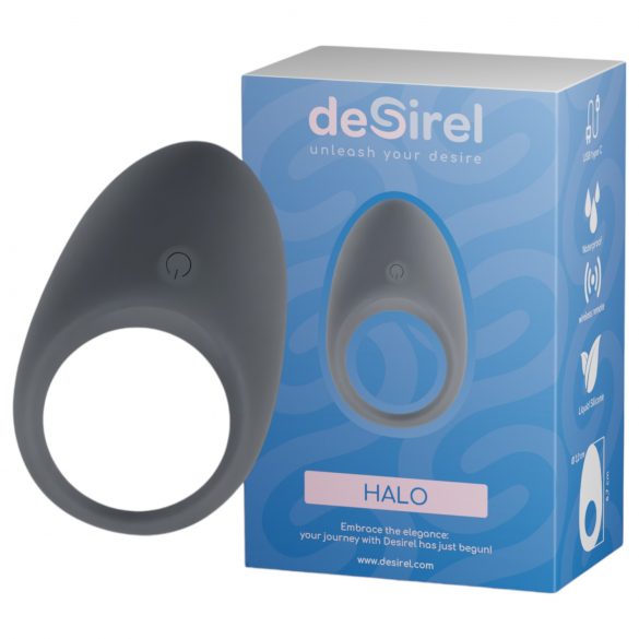 Desirel Halo - Intelligenter Vibrationsring (Schwarz)