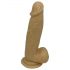 Desirel Titan - naturgetreuer Dildo mit Hoden (natur)