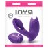 Inya Bump-N-Grind - Funkfernbedienung, beheizbarer 2in1 Klitorisvibrator (lila) 