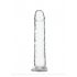 Addiction Crystal - Standfußdildo (transparent) - 18cm 