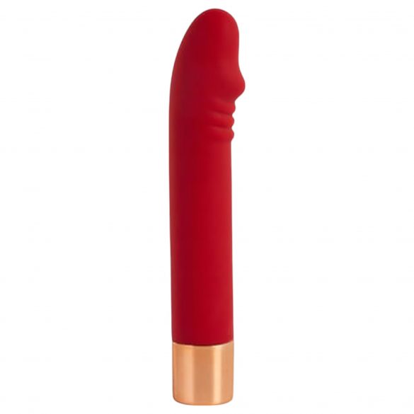 Einsamer Charme Vibe Dick - Akku-betriebener, wasserdichter G-Punkt Vibrator (Rot) 