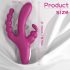 Sex HD Joker - wiederaufladbarer, wasserdichter Dreifach-Vibrator (rot) 