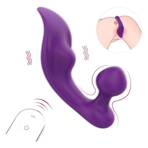 Sex HD Chomper - Wasserfester Klit- und Analvibrator (Lila)