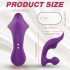 Sex HD Chomper - wasserdichter Klitoris- und Analvibrator (lila)