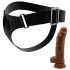 Pretty Love Harness - universeller Strap-on mit Dildo - 17 cm (schwarz)