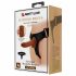 Pretty Love Harness - universeller Strap-on mit Dildo - 17 cm (schwarz)