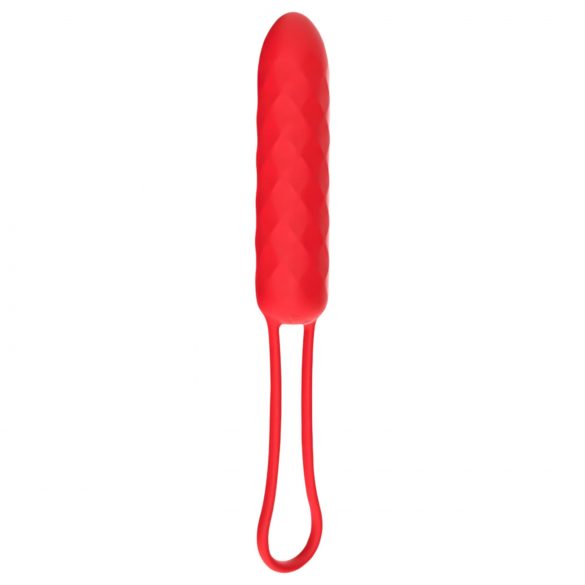 Vibeconnect Faith - wiederaufladbarer, wasserdichter Stabvibrator (rot) 